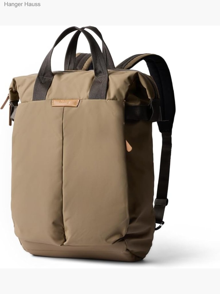Convertible Backpack Tote Bag Water-Resistant Laptop 15"